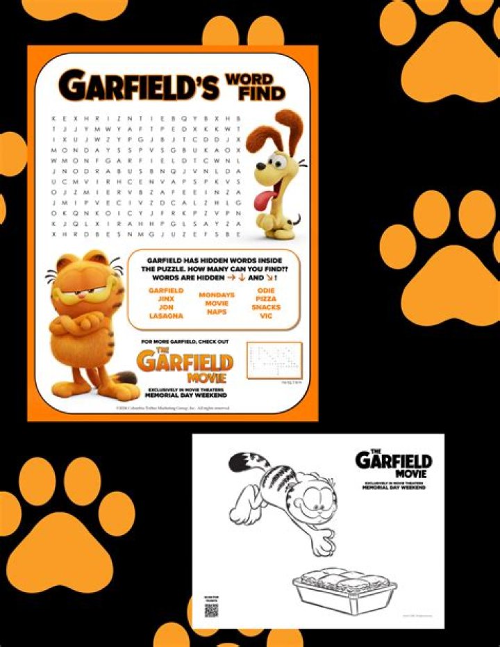 Fun Garfield Word Search: Find Your Favorite Comic Characters