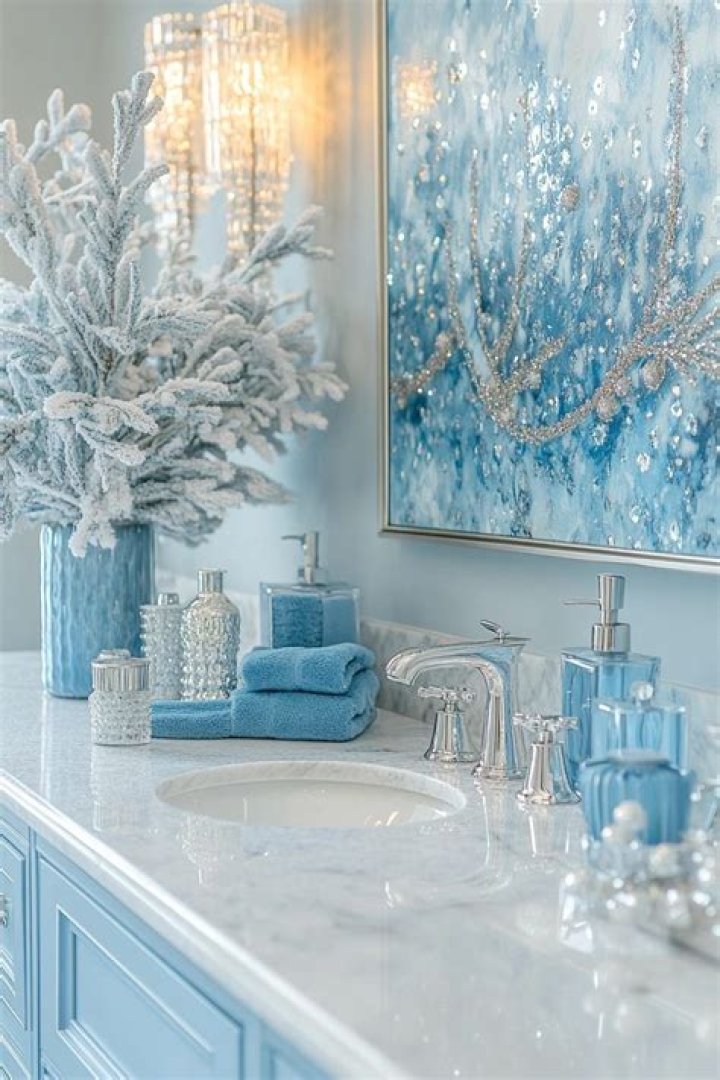 Peek Inside Kim Kardashian's Luxurious Christmas Bathroom Decor