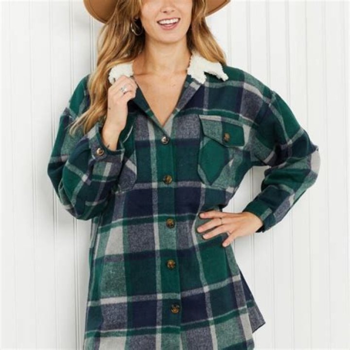 Premium Plaid Shacket: Elevate Your Style With Timeless Versatility